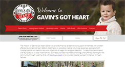 Desktop Screenshot of gavinsgotheart.org